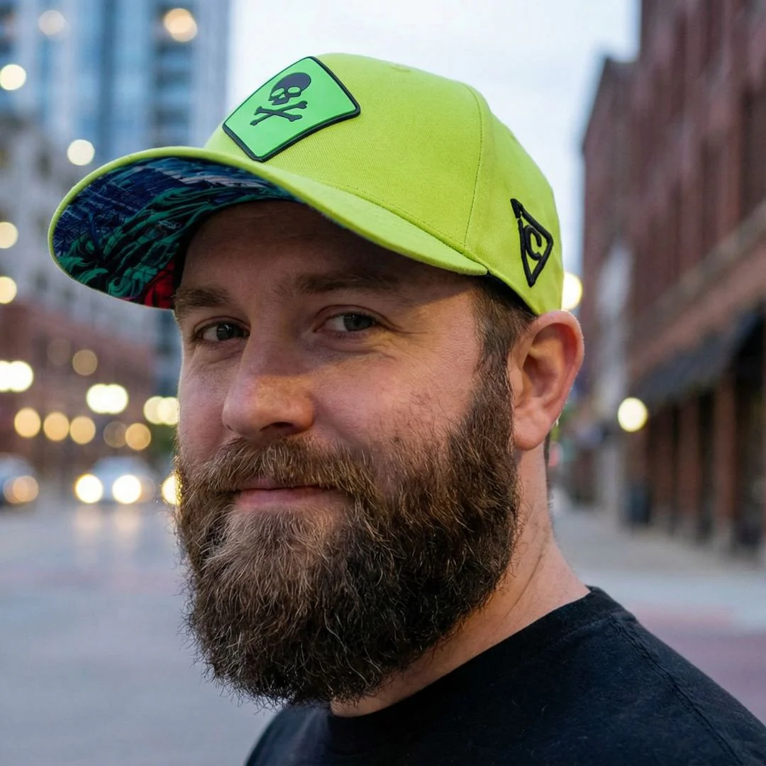 Toxic Tsunami Curved Cap - Neon Green - Image 3