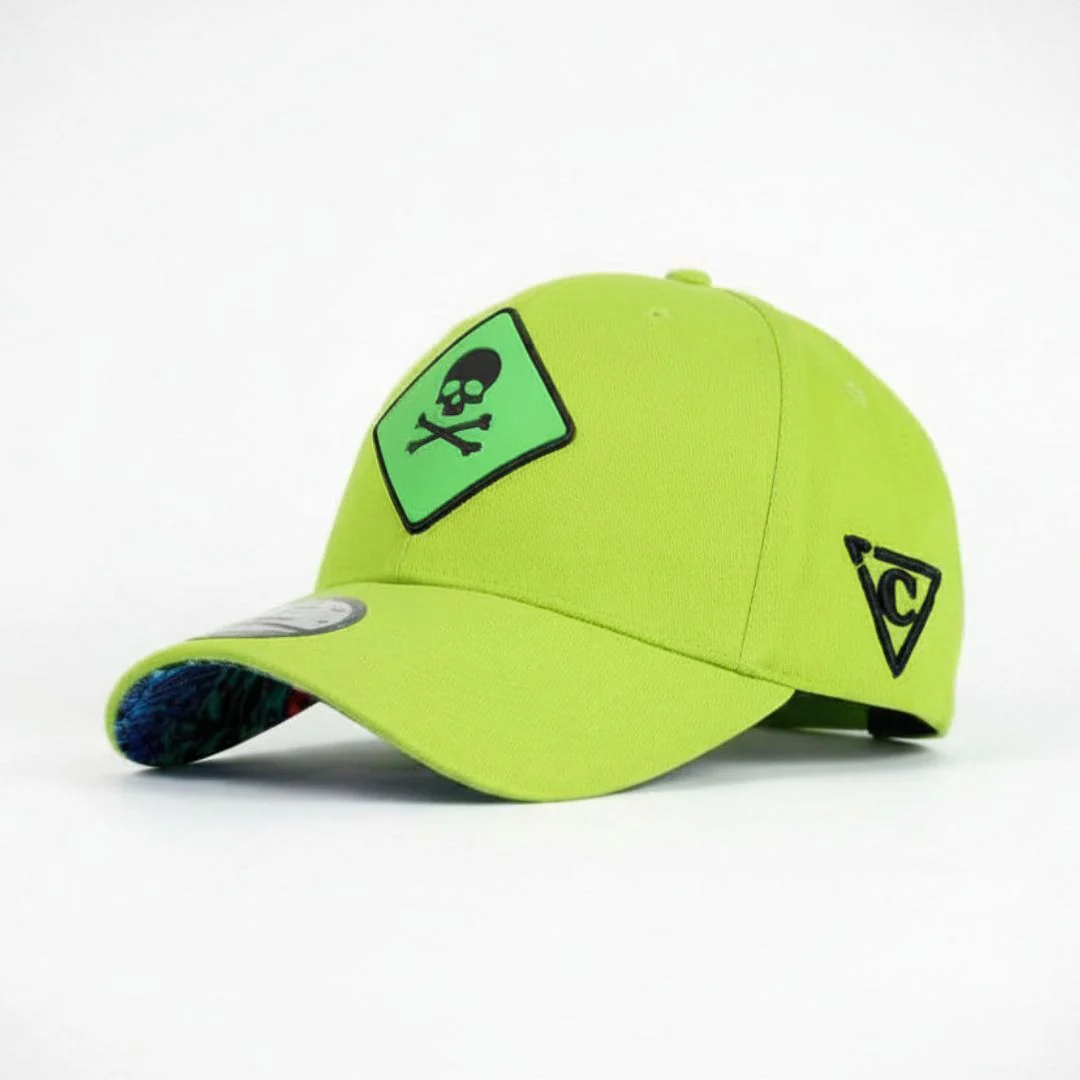 Toxic Tsunami Curved Cap - Neon Green - Image 4