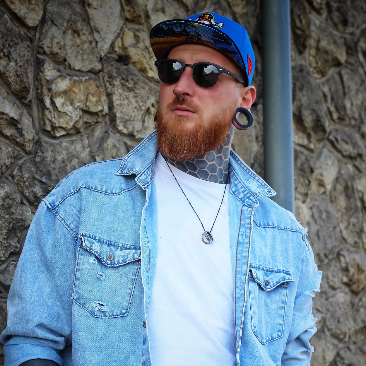 Treasure Hunting Snapback - Blue/Black - Image 10