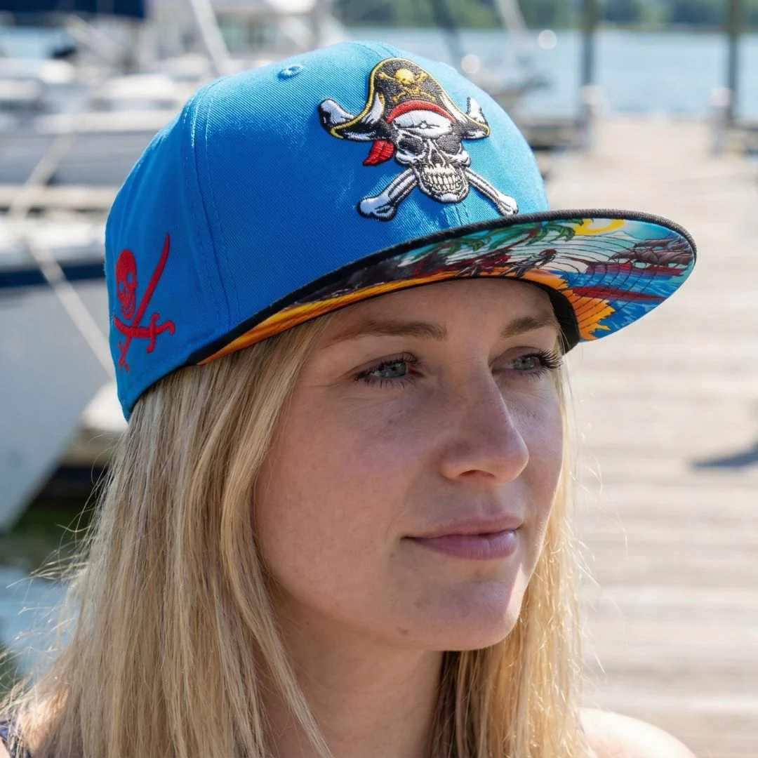 Treasure Hunting Snapback - Blue/Black - Image 13