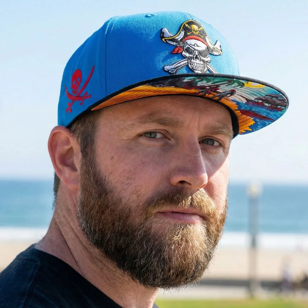 Treasure Hunting Snapback - Blue/Black - Image 6