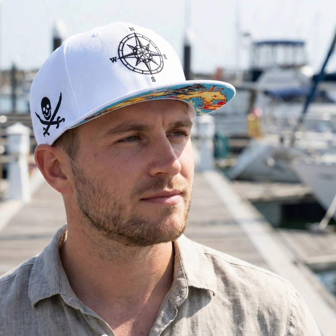 Treasure Map Snapback - White - Image 7