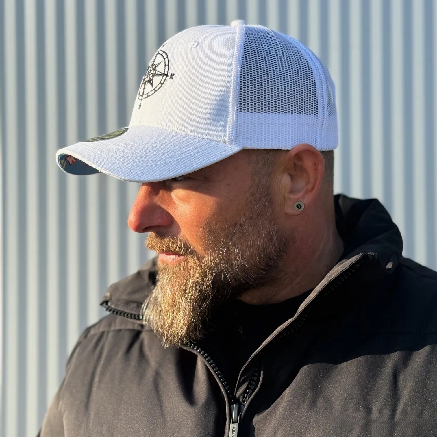 Treasure Map Trucker Cap - White - Image 4
