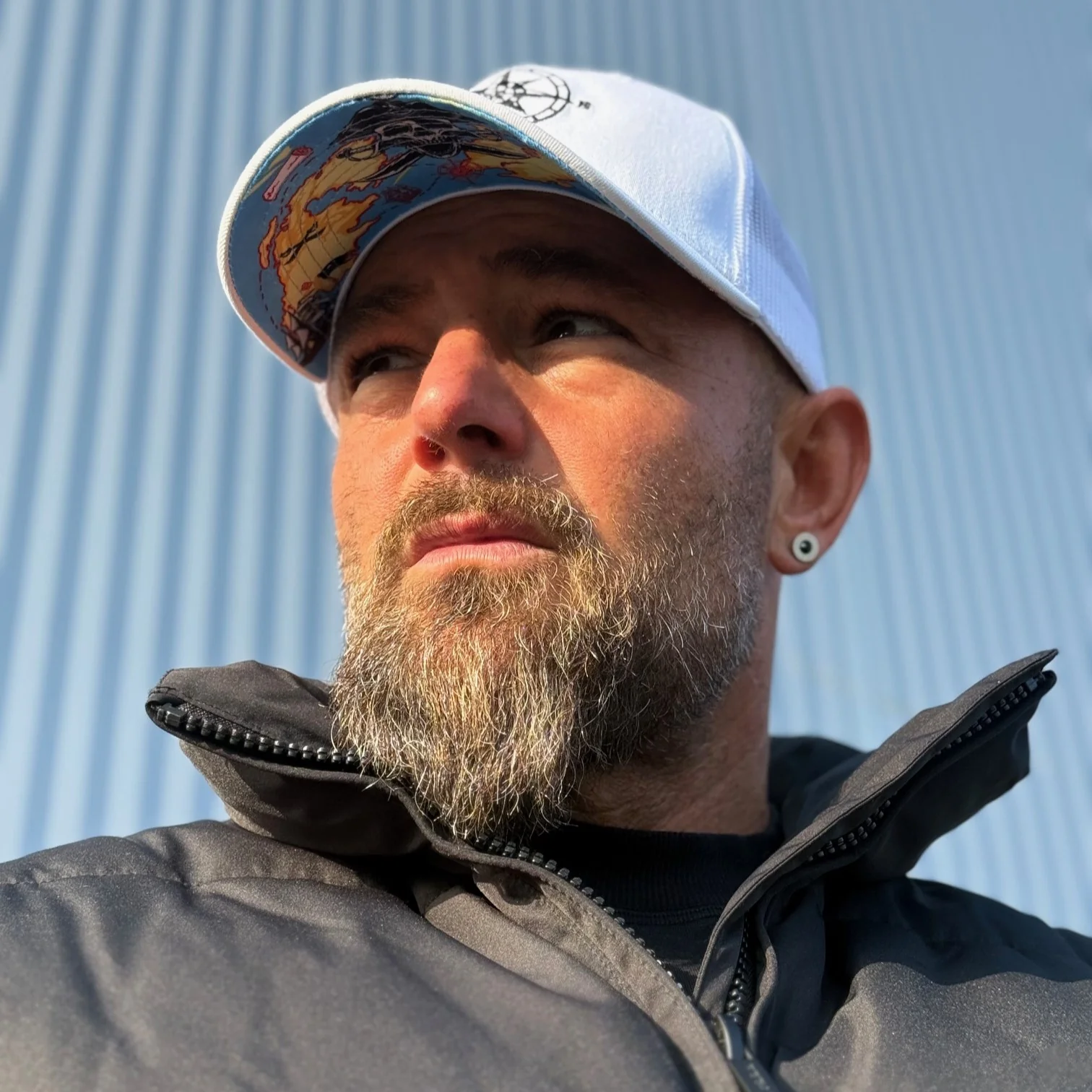 Treasure Map Trucker Cap - White - Image 7