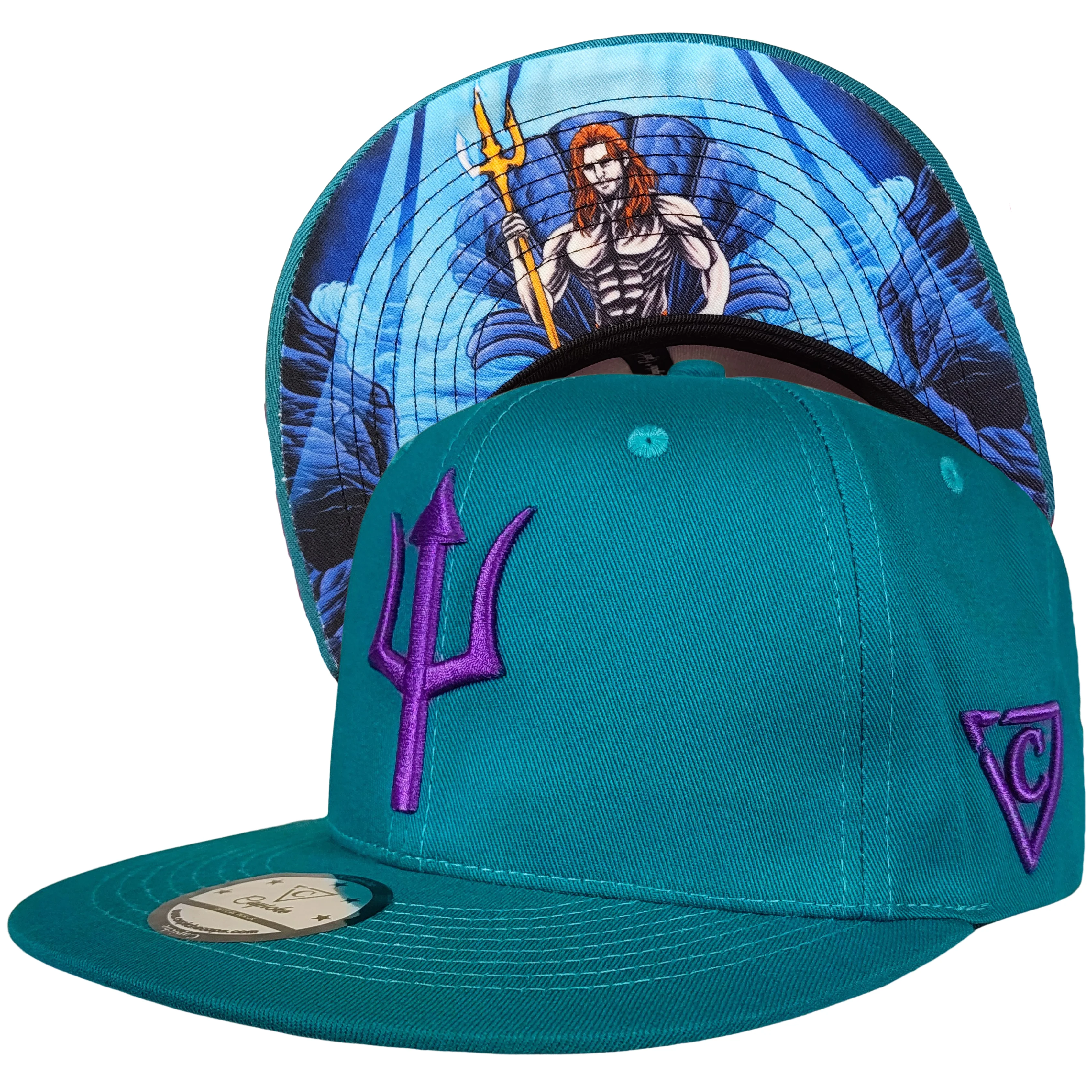 Triton Snapback - Teal Blue