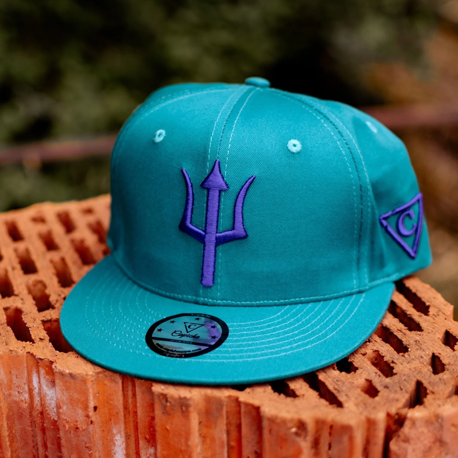 Triton Snapback - Teal Blue - Image 7