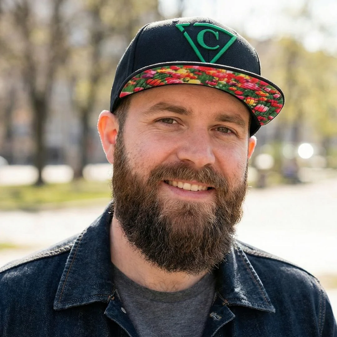 Tulip Field Snapback - Black - Image 3