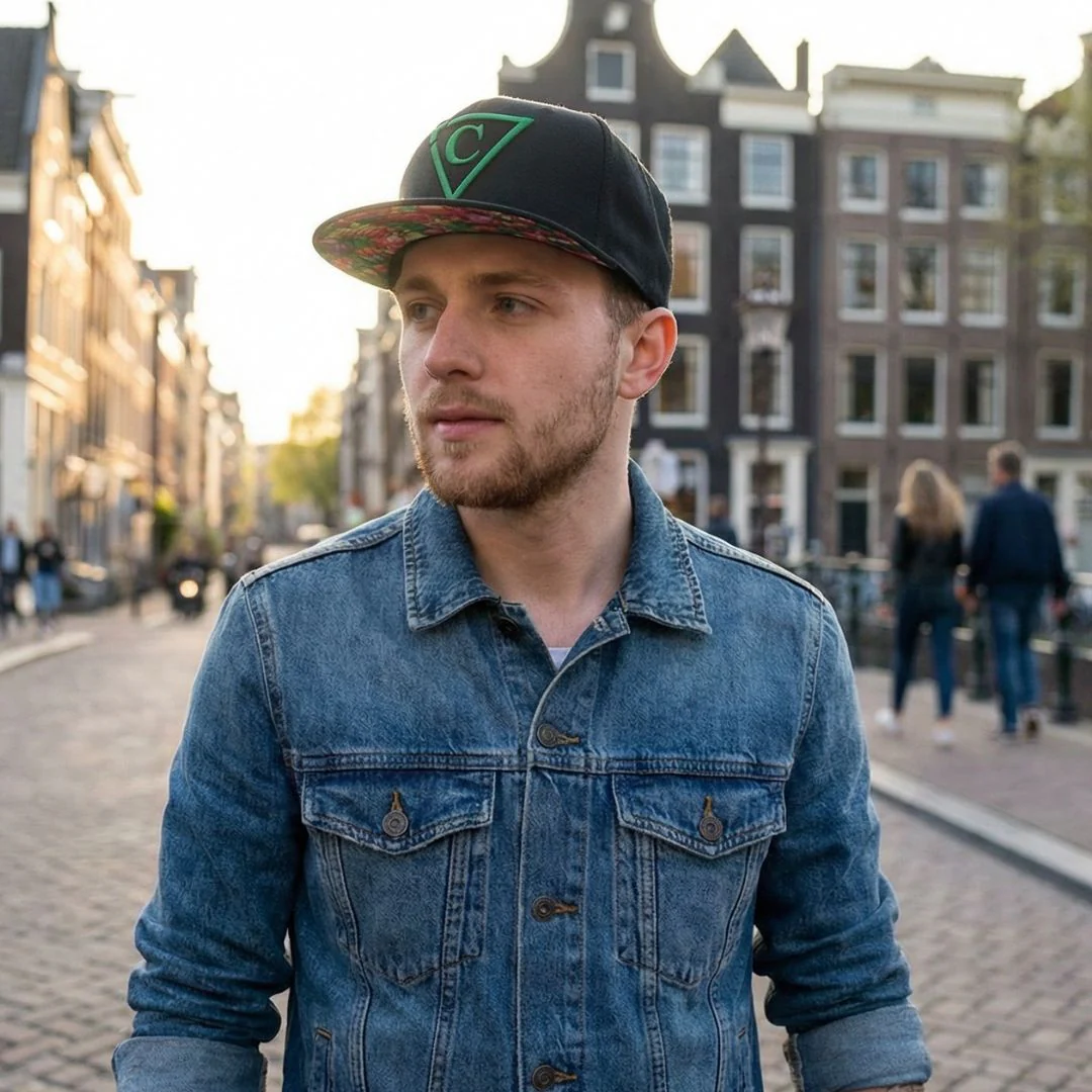 Tulip Field Snapback - Black - Image 5