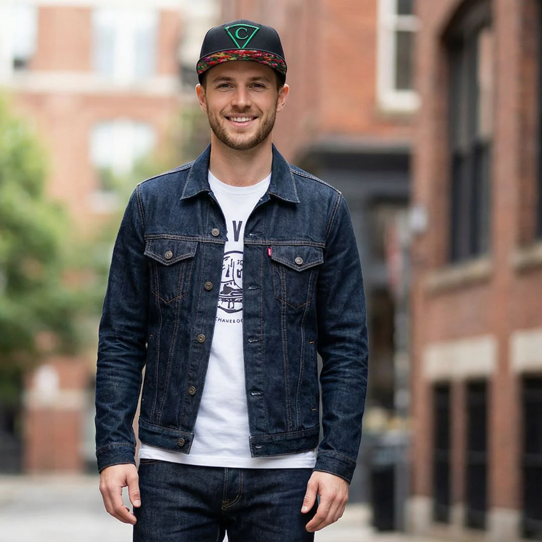 Tulip Field Snapback - Black - Image 9