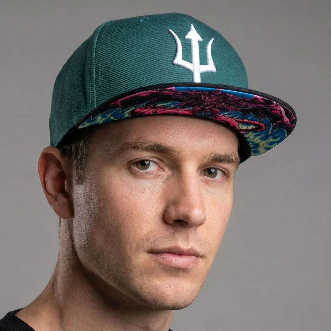 Typhon Snapback - Teal/Black - Image 4