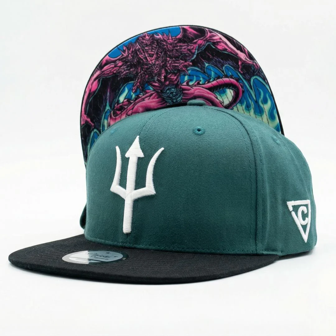 Typhon Snapback - Teal/Black - Image 6