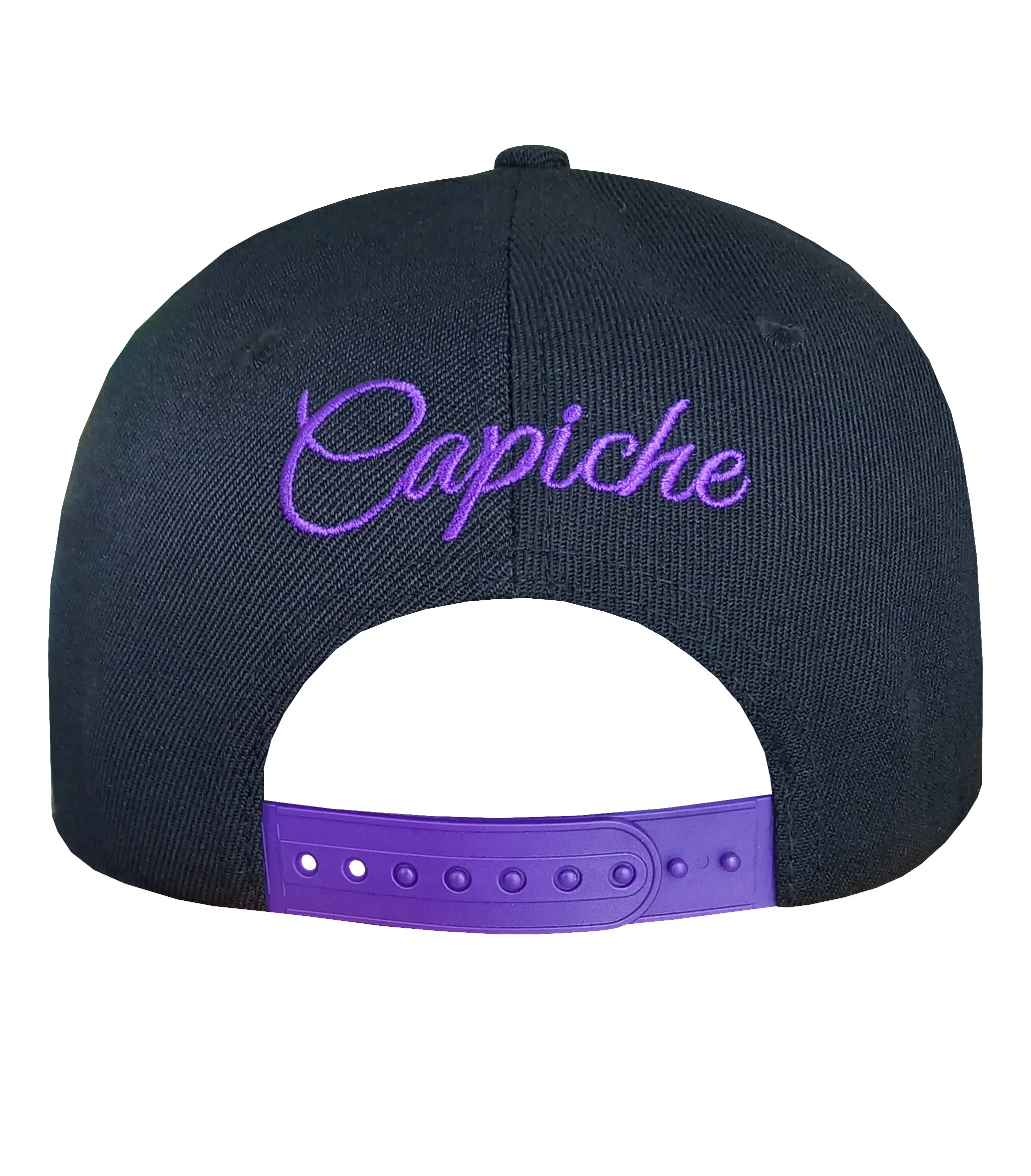 UFO Crash Snapback - Black/Purple & Clear Rubber - Image 8
