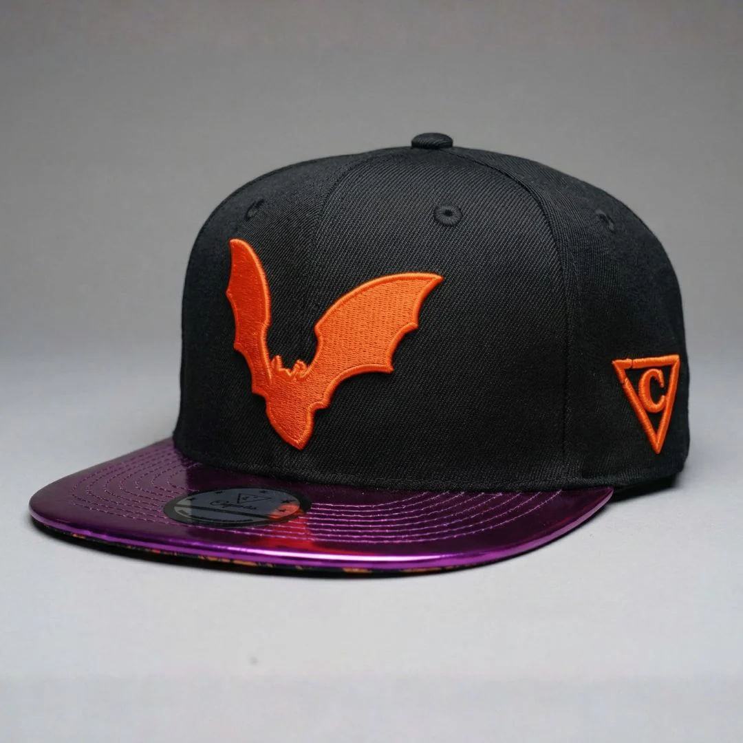 Vampire Snapback - Black/Purple Metallic - Image 7