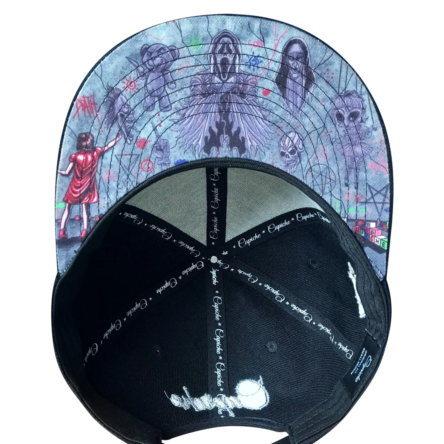 Wall Drawing Snapback - Black - Image 13
