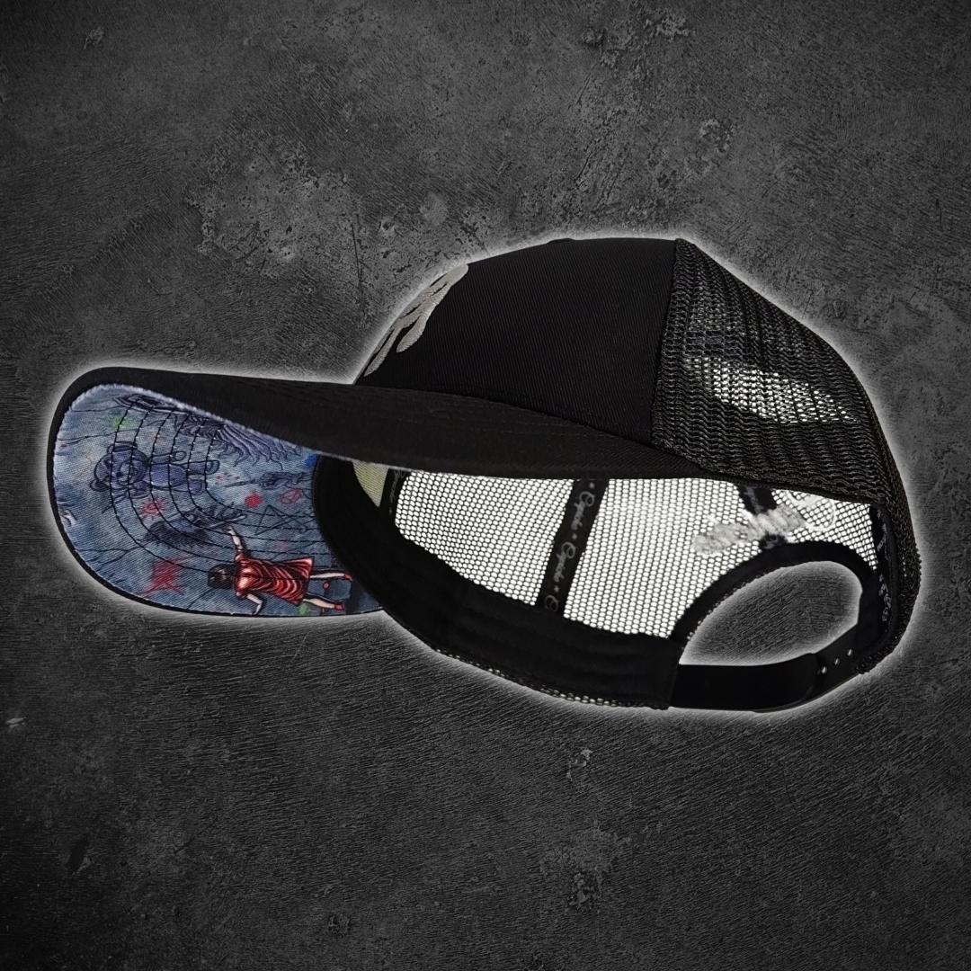 Wall Drawing Trucker Cap - Black - Image 10