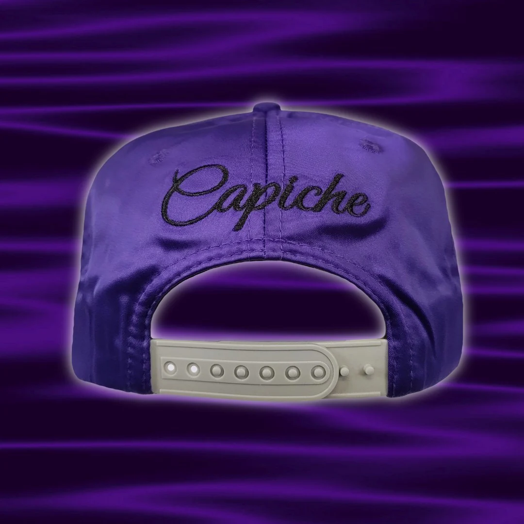 Watch Your Back Snapback No. 2 - Purple Satin - Image 10