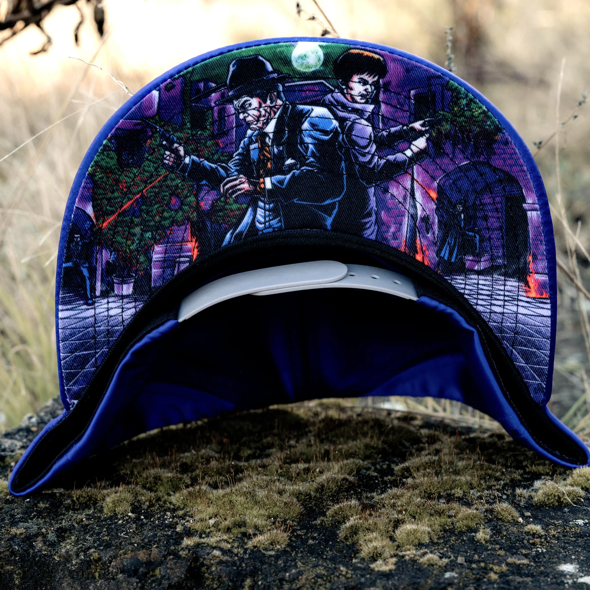 Watch Your Back Snapback No. 2 - Purple Satin - Image 3