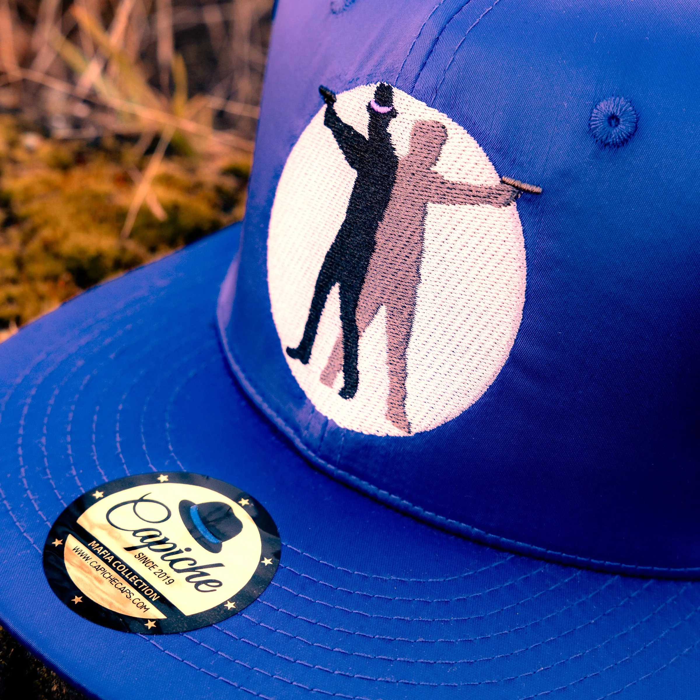 Watch Your Back Snapback No. 2 - Purple Satin - Image 6