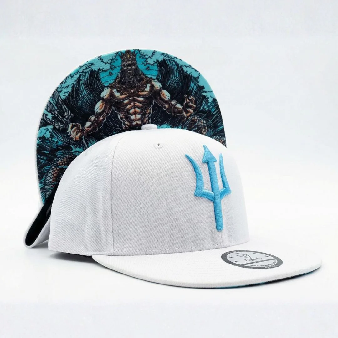 White Poseidon Snapback - White - Image 10