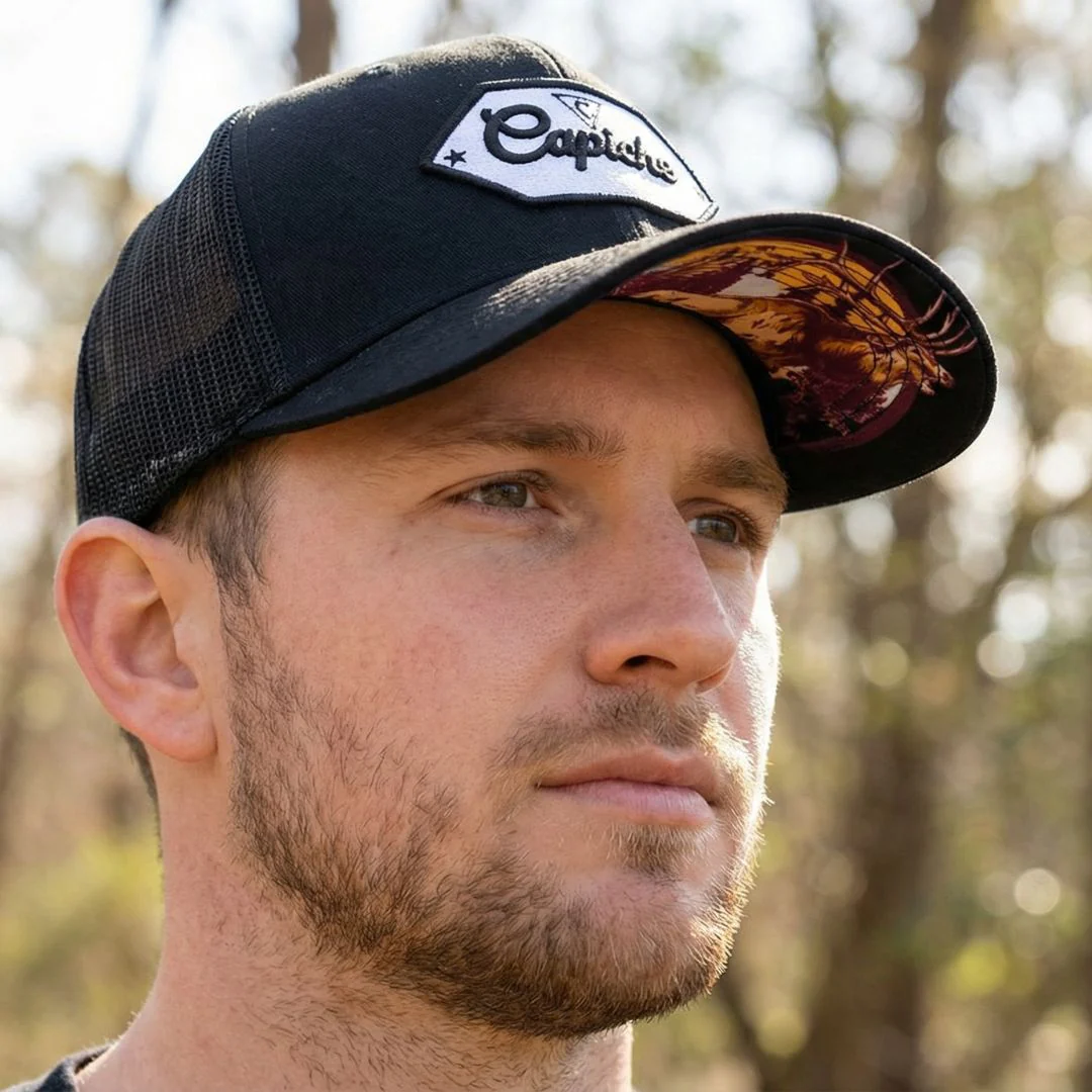 Wildlife Trucker Cap - Black - Image 5