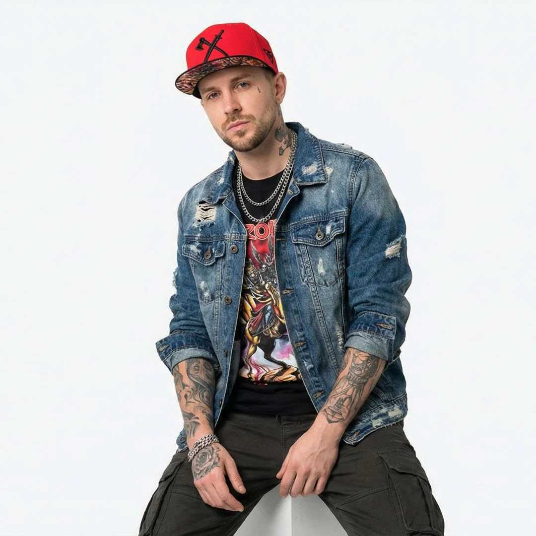 Winged Hussar Snapback - Red/Black - Image 3