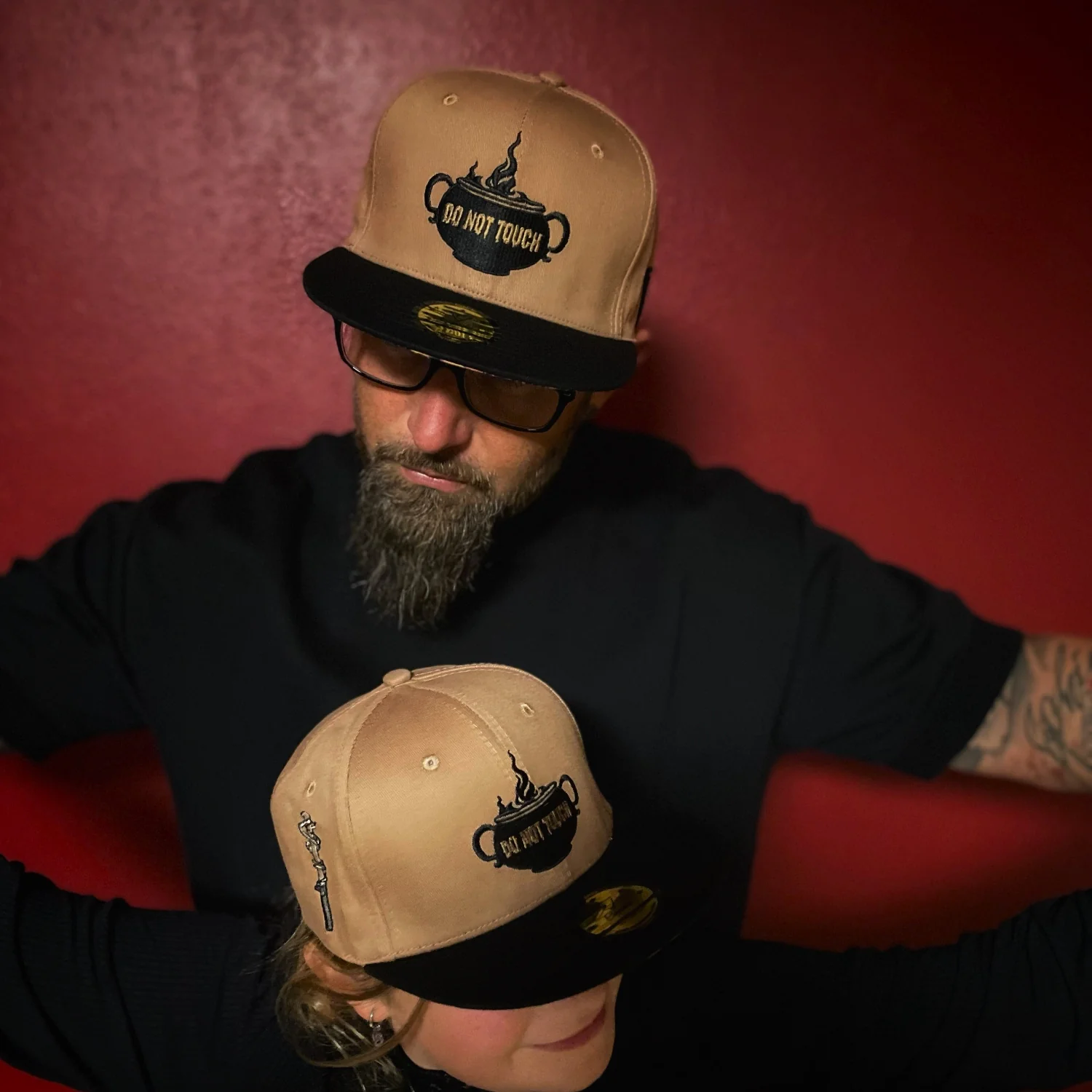 Wizard Class Snapback Child Size - Brown/Black - Image 9
