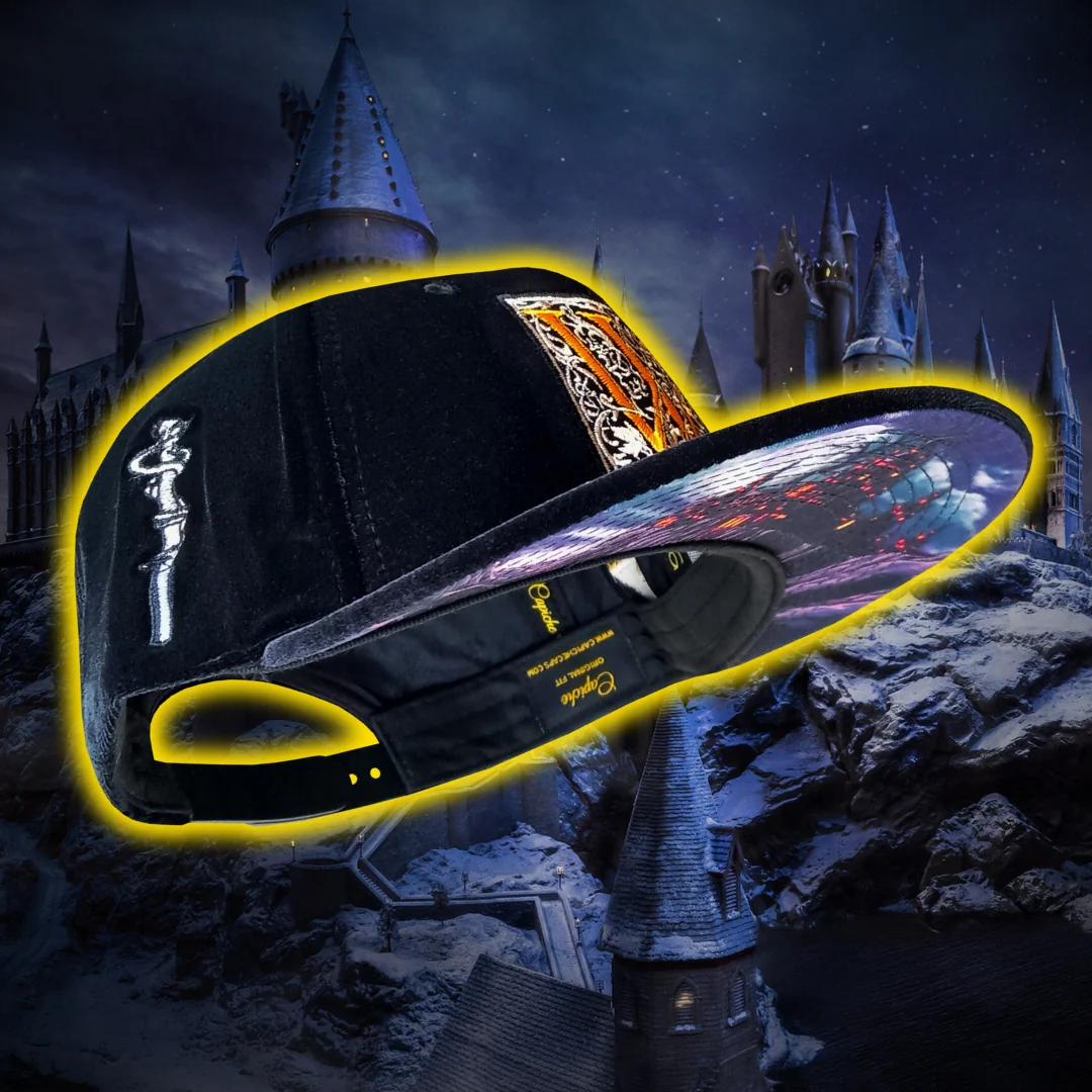 Wizard School Snapback - Black Velvet - Image 8