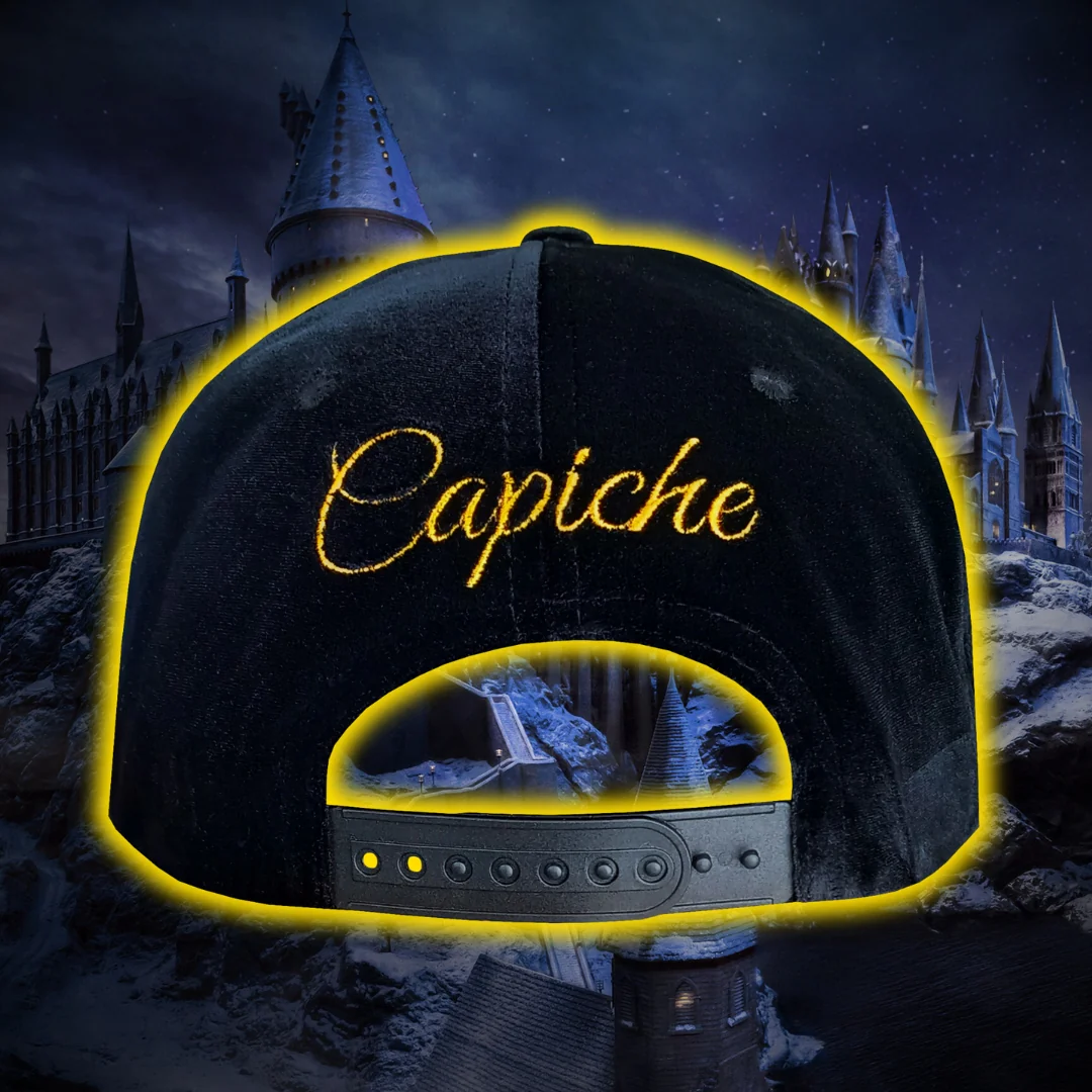 Wizard School Snapback - Black Velvet - Image 9