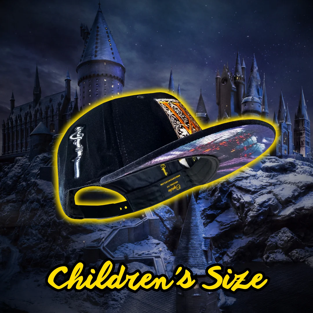 Wizard School Snapback Child Size - Black Velvet - Image 11