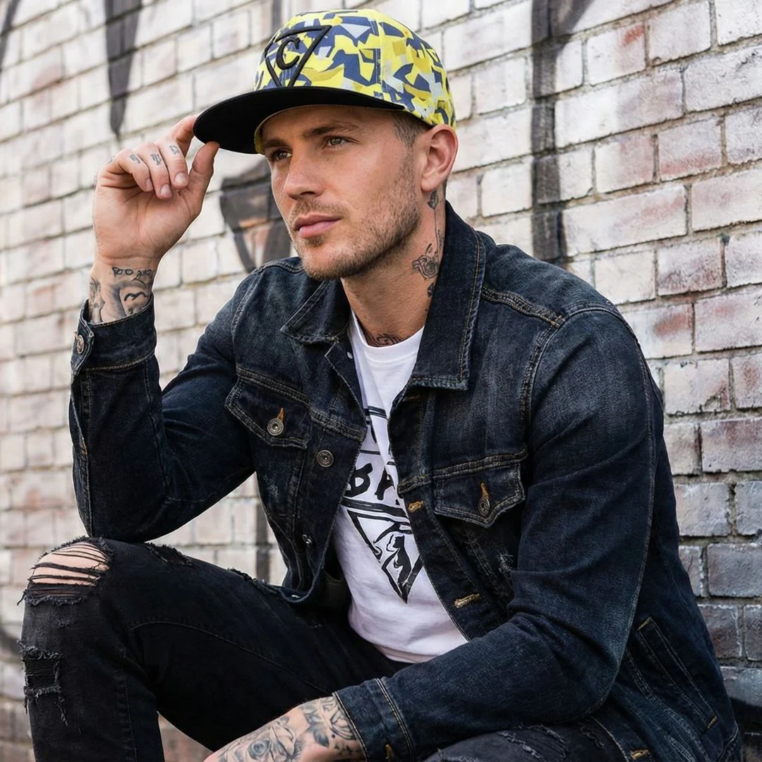 Yellow Polygon Snapback - Image 4