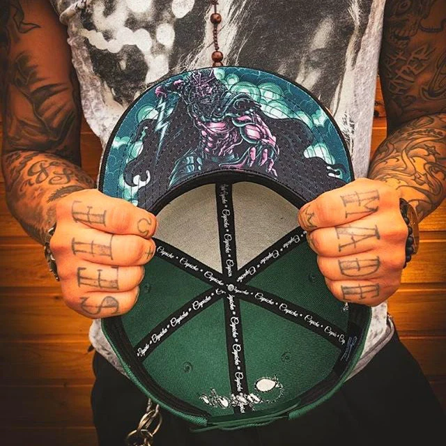 Zeus Snapback - Green/Black - Image 3