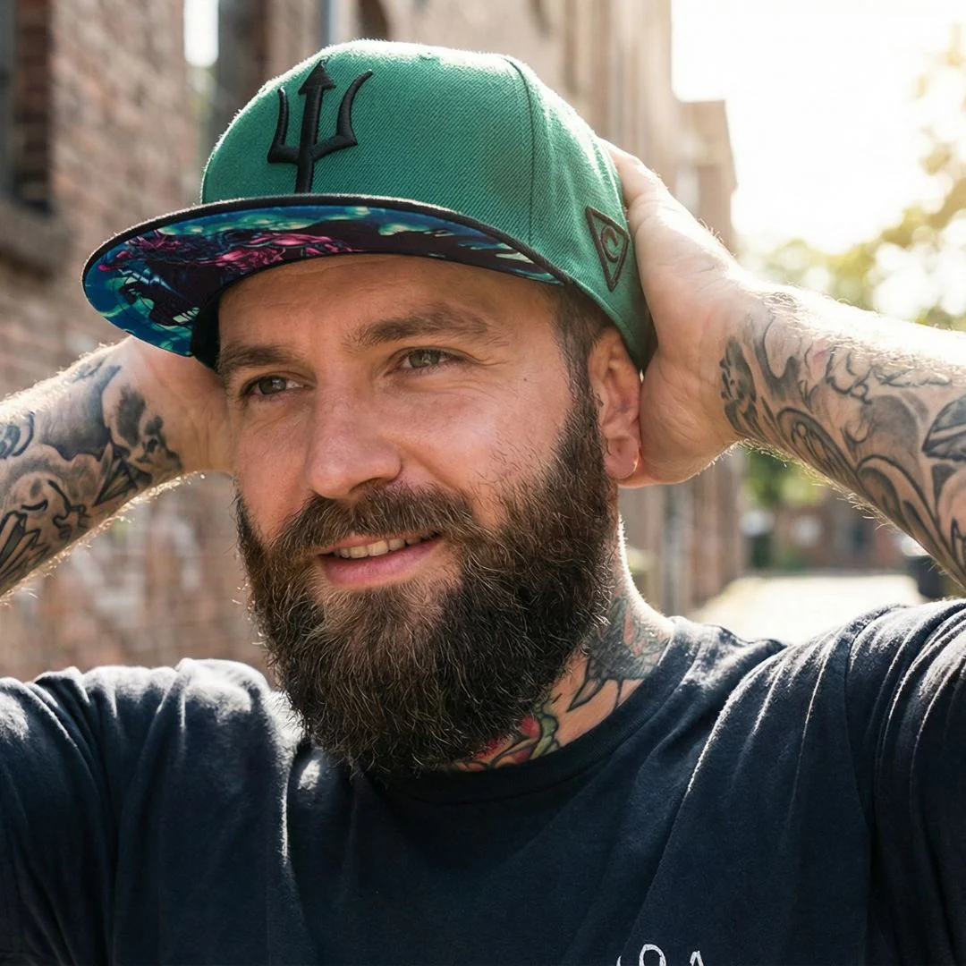Zeus Snapback - Green/Black - Image 8