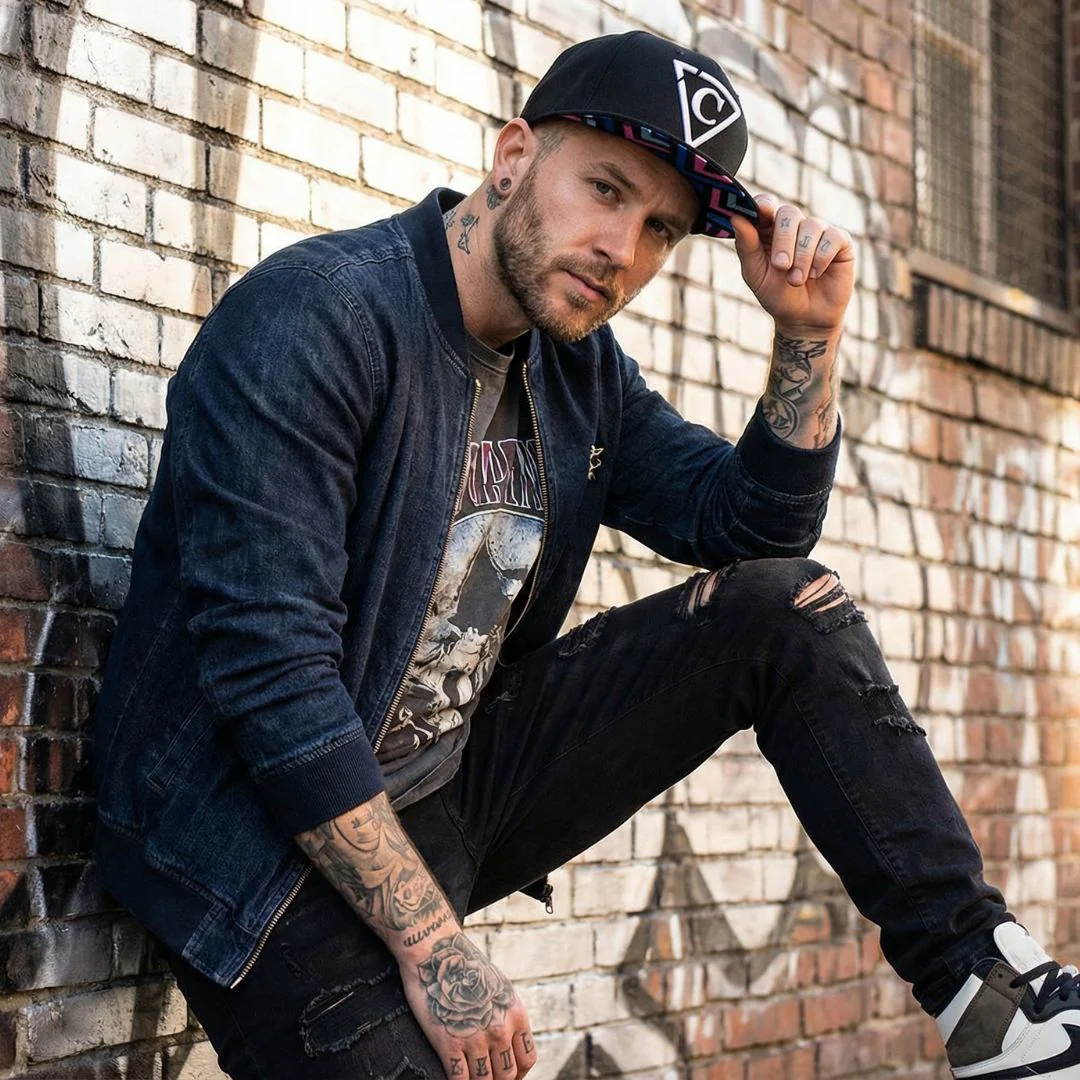 Zig-Zig Snapback - Black - Image 6