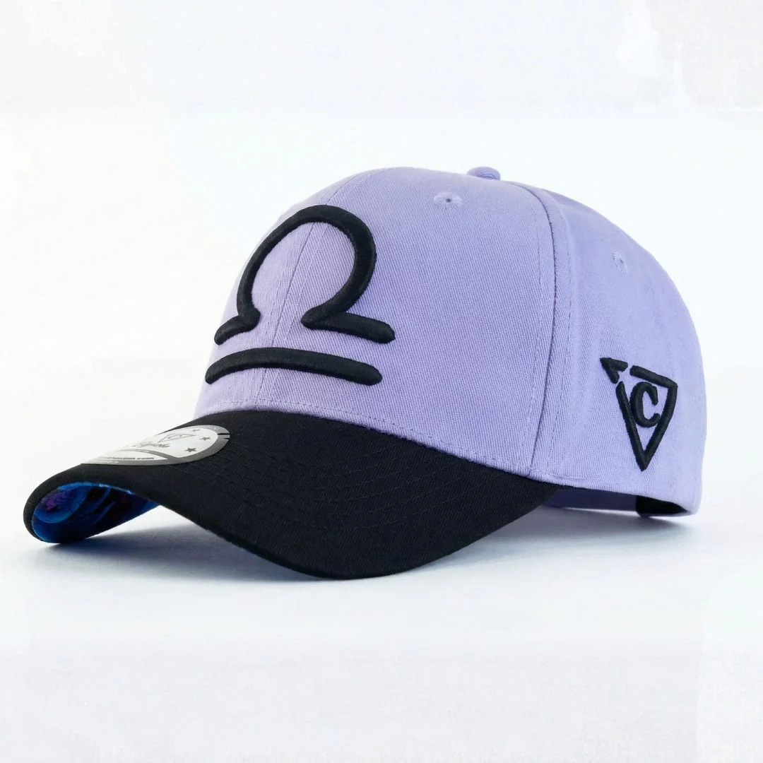 Zodiac Libra Curved Cap - COLOR-CHANGING Lilac/Pink - Image 6