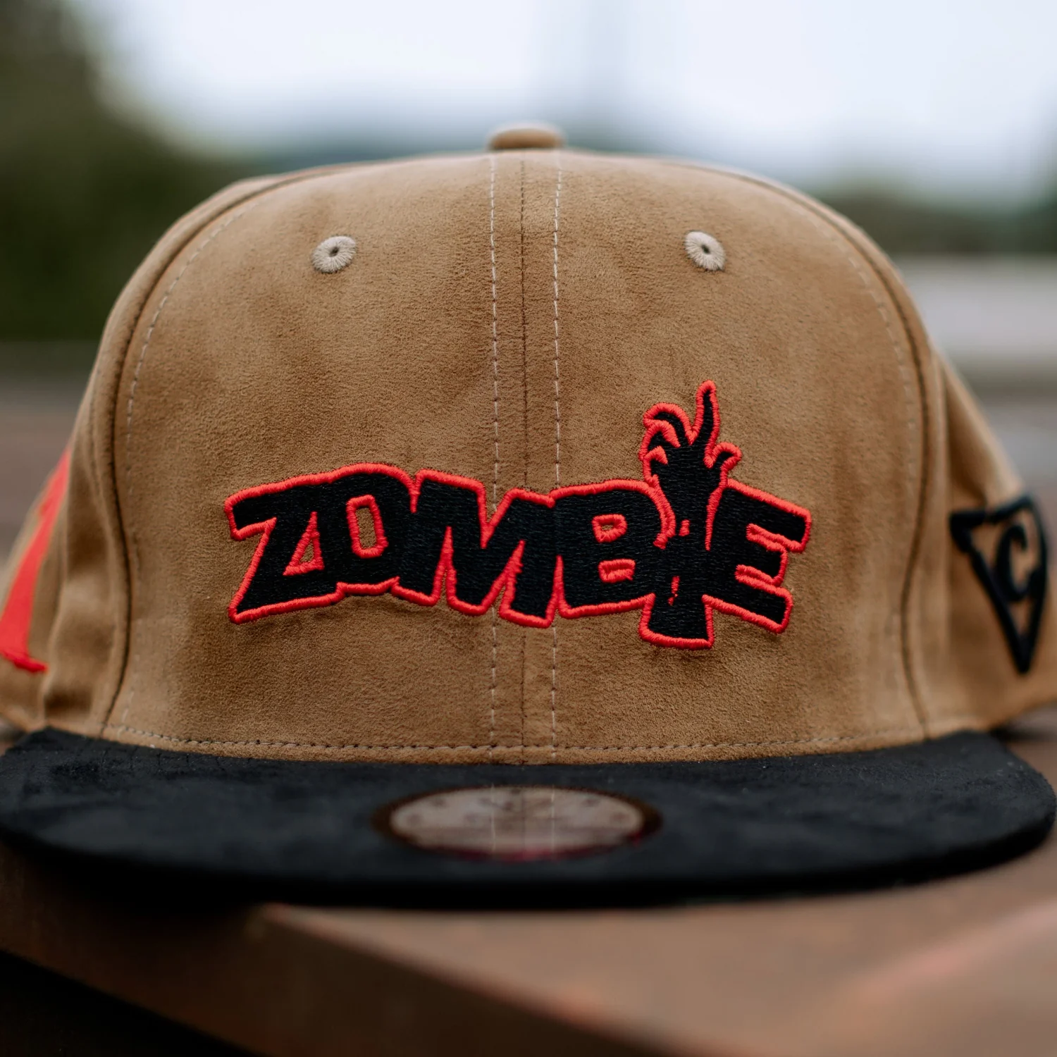 Zombie Snapback - Brown Suede/Black Suede - Image 10