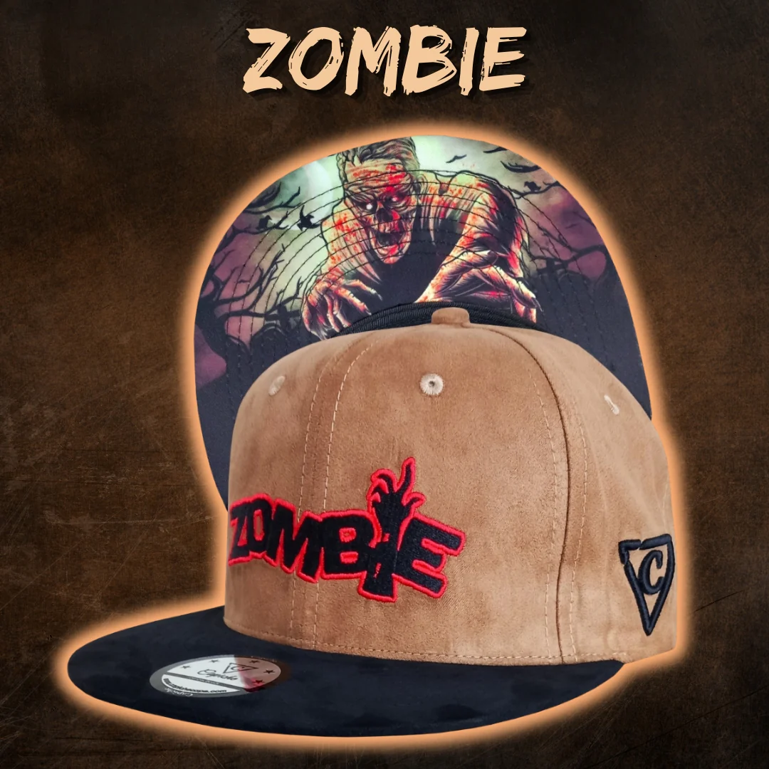Zombie Snapback - Brown Suede/Black Suede - Image 15